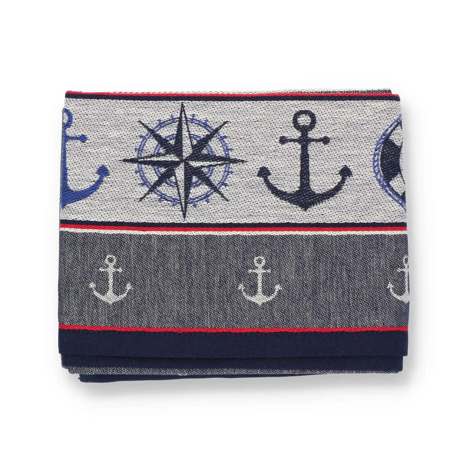 Bunzlau Castle Keuken- en theedoek set Maritime Donkerblauw