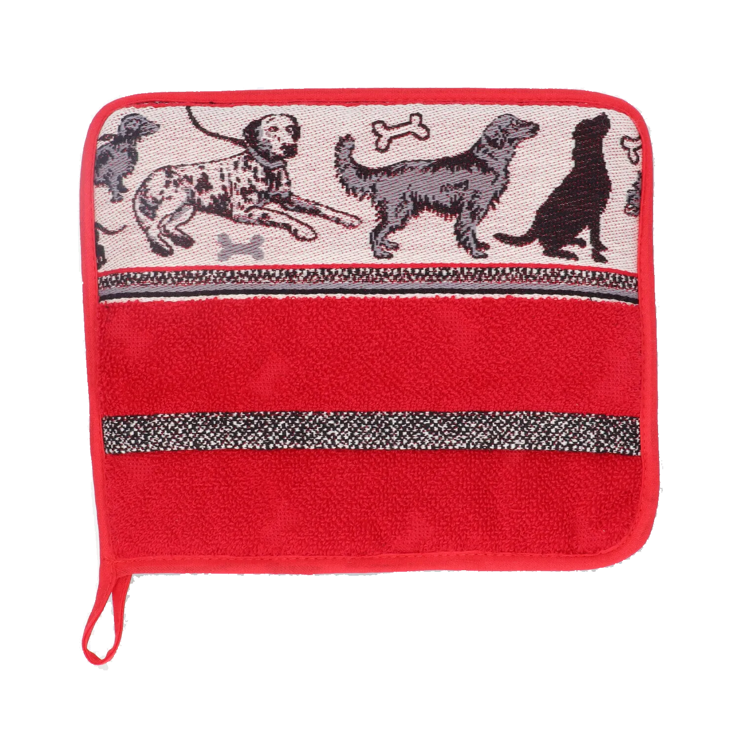 Bunzlau Castle Keukentextiel Set Dogs Rood
