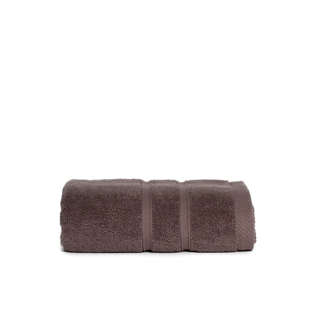 The One Handdoek Ultra Deluxe 50 x 100 cm 675 gr Taupe