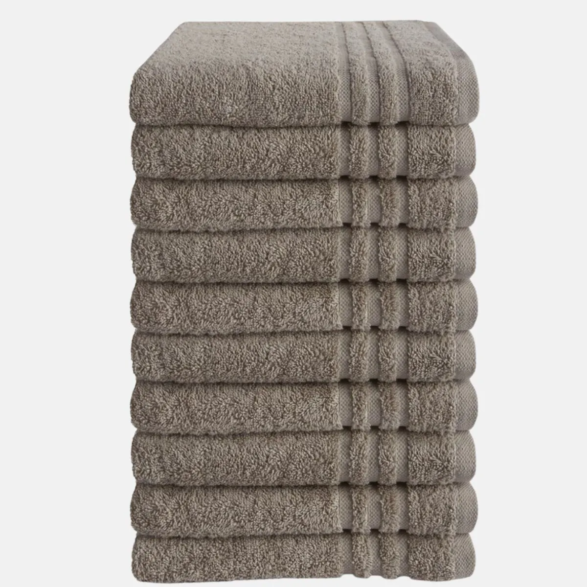 Byrklund Handdoek 50x100 cm 500gram Taupe - 10 stuks