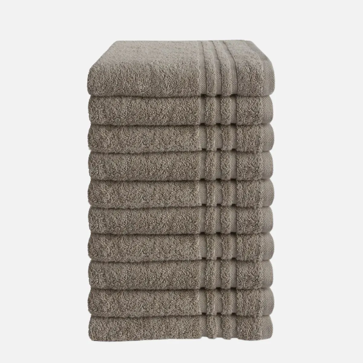 Byrklund Handdoek 70x140 cm 500gram Taupe - 10 stuks