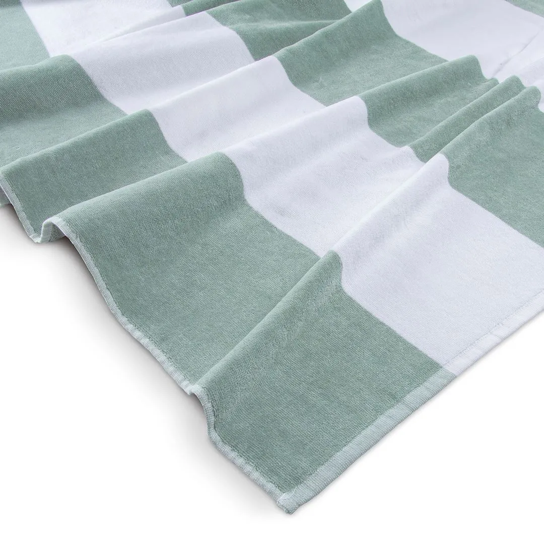 Clyr Strandlaken Sturdy Stripes 100x180 cm Highlands Green