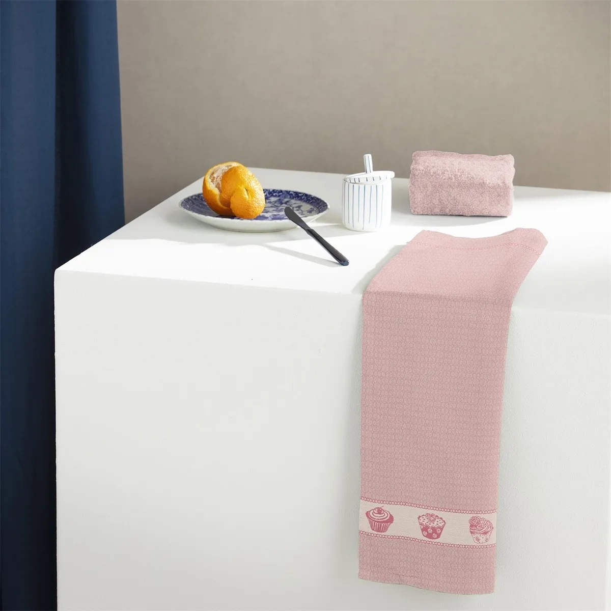 DDDDD Keukendoek Bakery Roze - 6 stuks