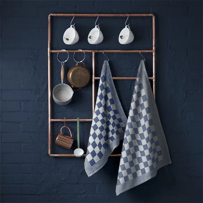 DDDDD Keukendoek Barbeque Blauw - 6 stuks