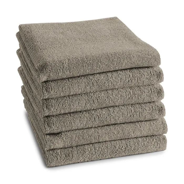 DDDDD Keukendoek Logo Taupe - 6 stuks