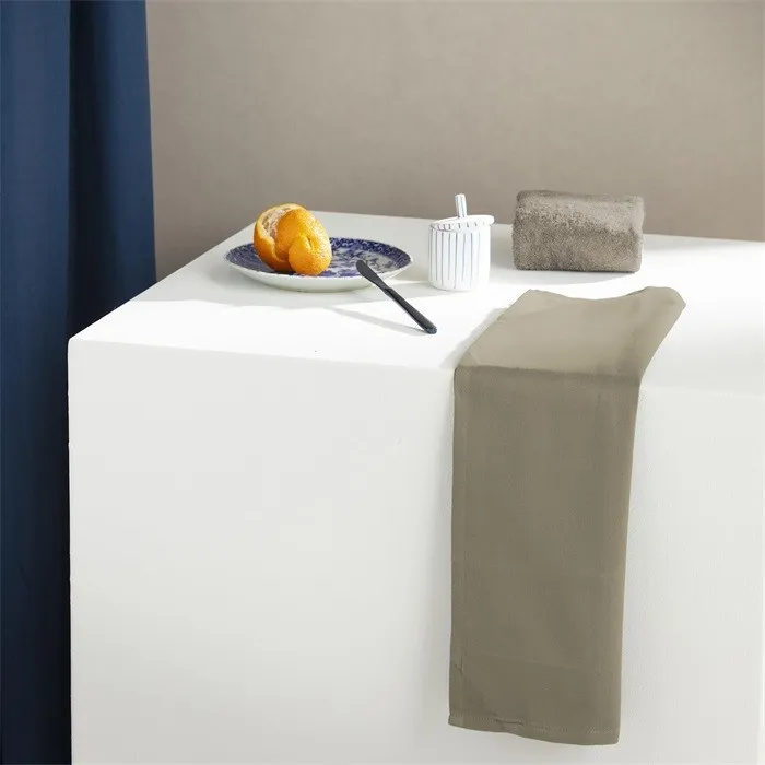 DDDDD Keukendoek Logo Taupe - 6 stuks