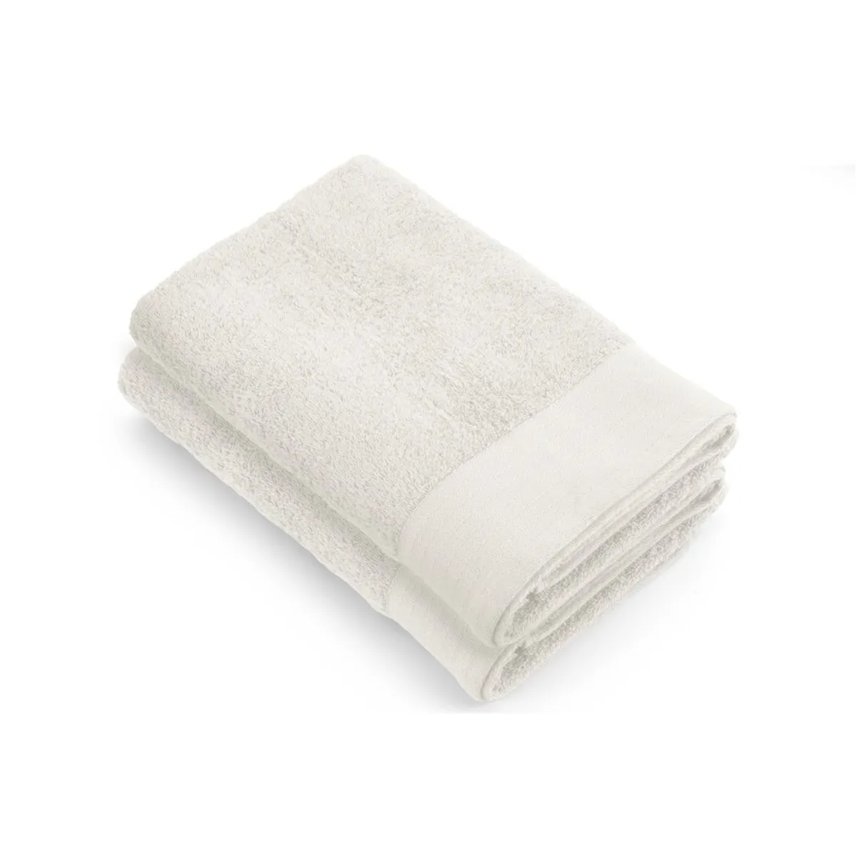 Walra Soft Cotton Handdoeken 50 x 100 cm - 550 gr/m² - Kiezel Grijs - 10 stuks