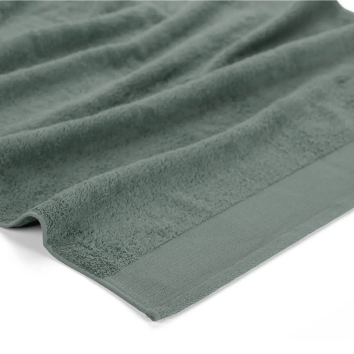 Walra Soft Cotton Handdoeken 60 x 110 cm - 550 gr/m² - Legergroen - 10 stuks