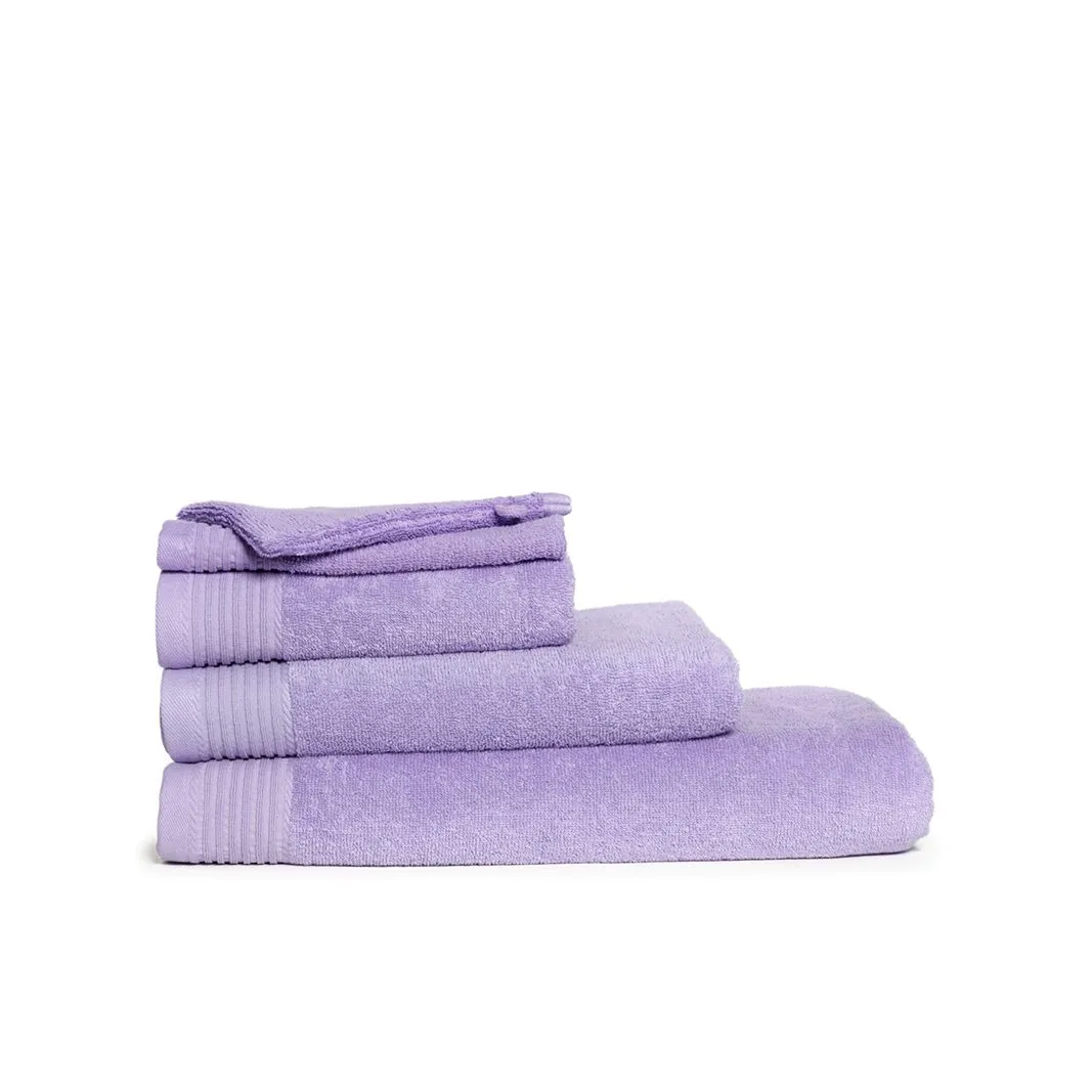 The One Handdoek 50x100 cm 450gram Lavender (5 stuks)