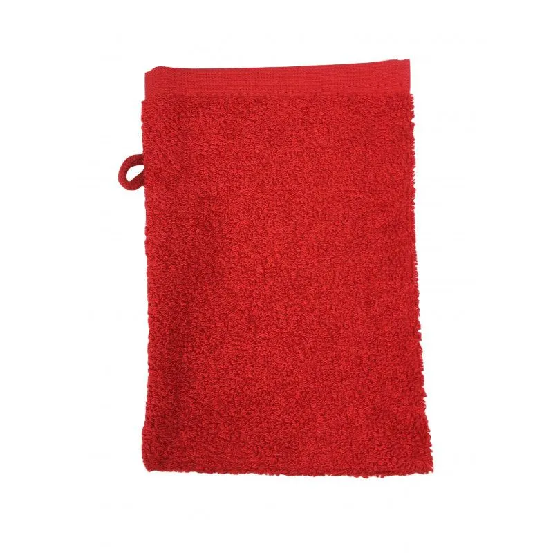 The One Washandjes Rood - 10 stuks