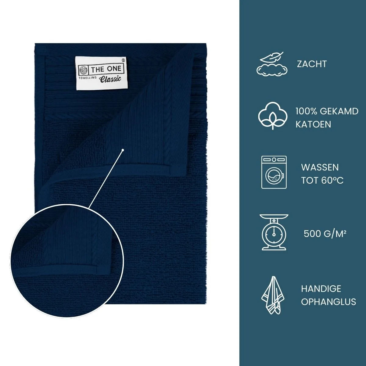 The One Gastendoek 30x50 500 gram Navy