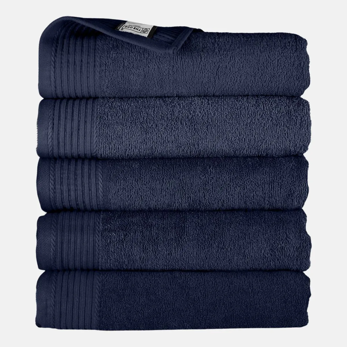 The One Handdoek 450 gram 50x100 cm Navy (5 stuks)