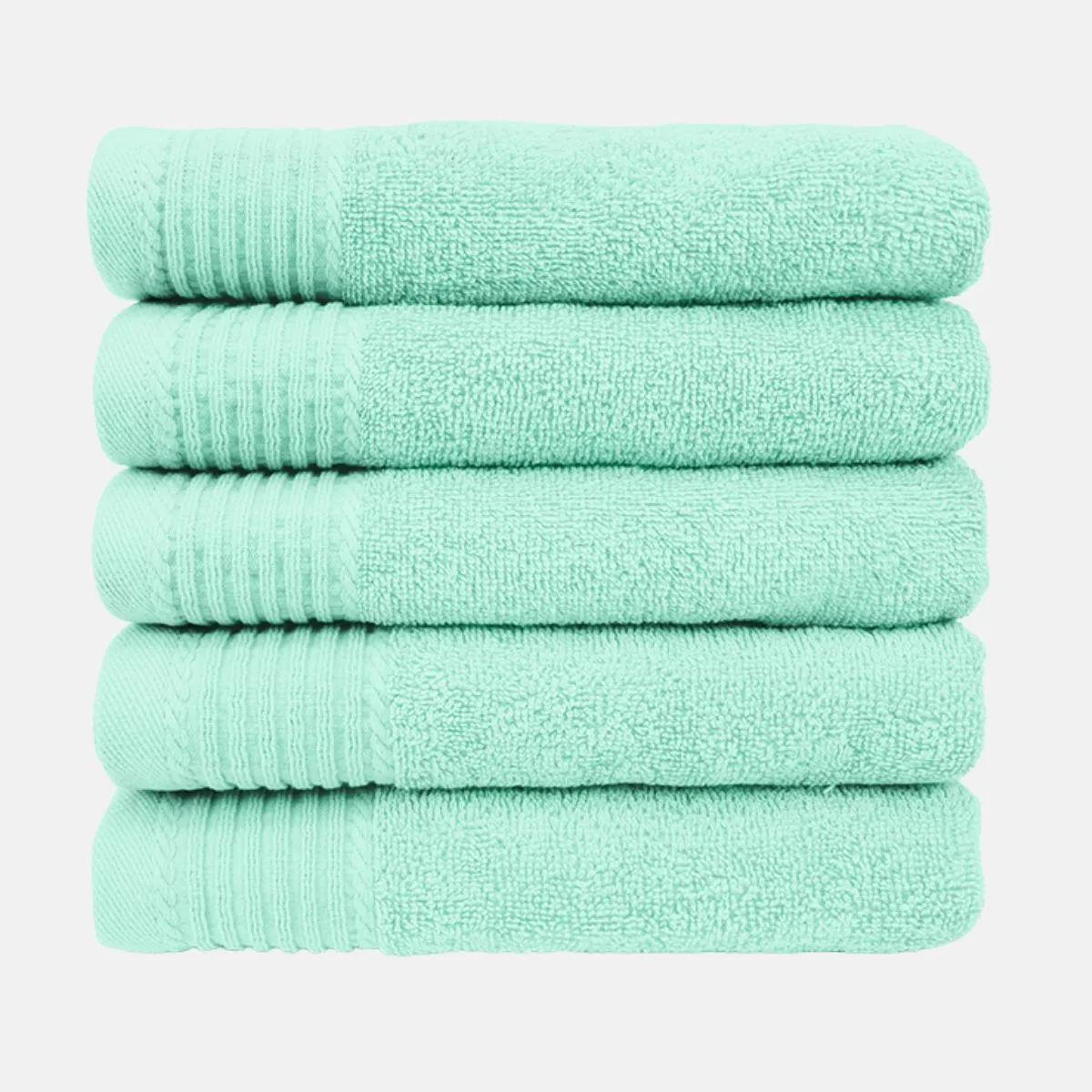 The One Badhanddoek Deluxe 70x140  550 gram Mint (5 stuks)