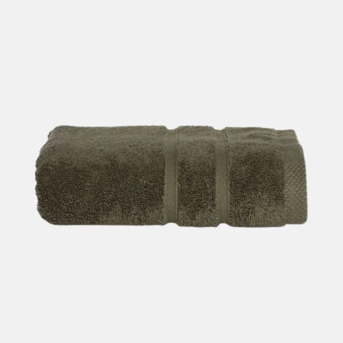 The One Handdoek Ultra Deluxe 50 x 100 cm 675 gr Olive Green