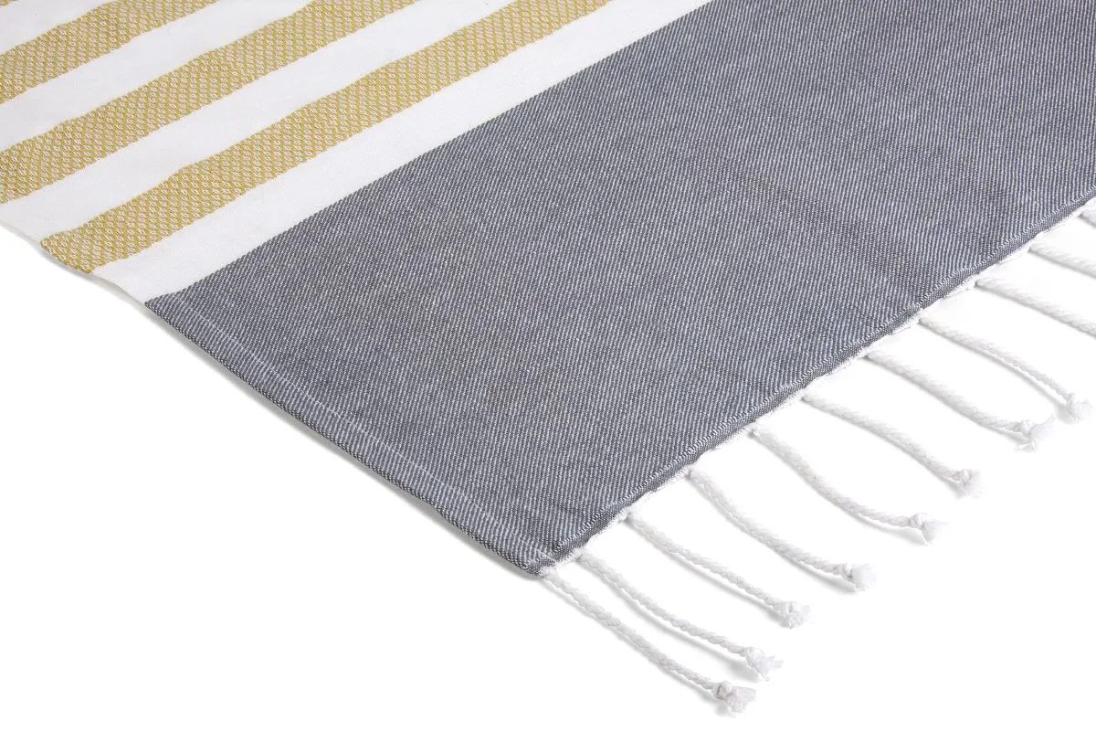 Walra Fouta Sunshade Happiness Jeans Blauw
