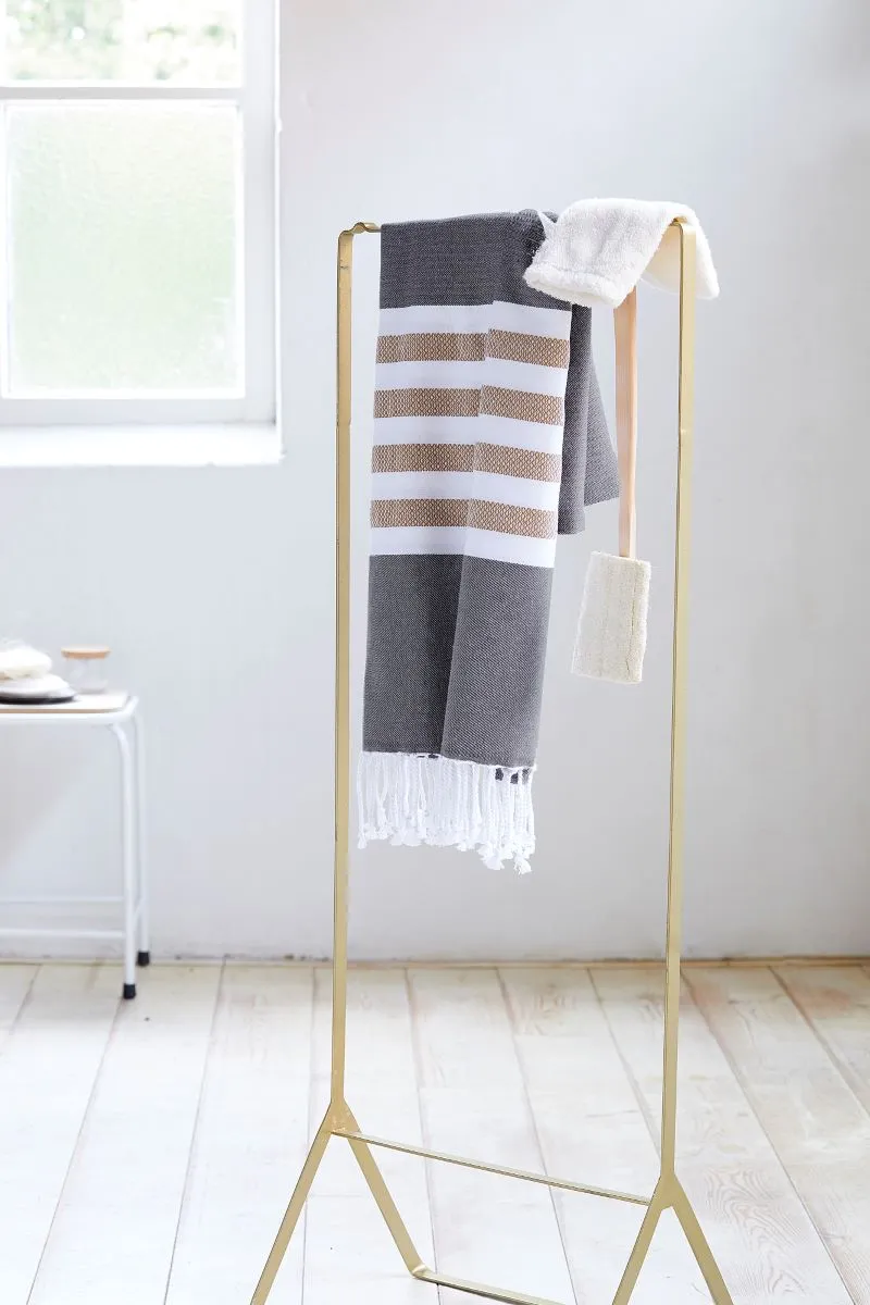 Walra Fouta Sunshade Happiness Off Black