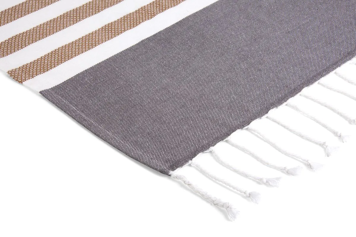 Walra Fouta Sunshade Happiness Off Black