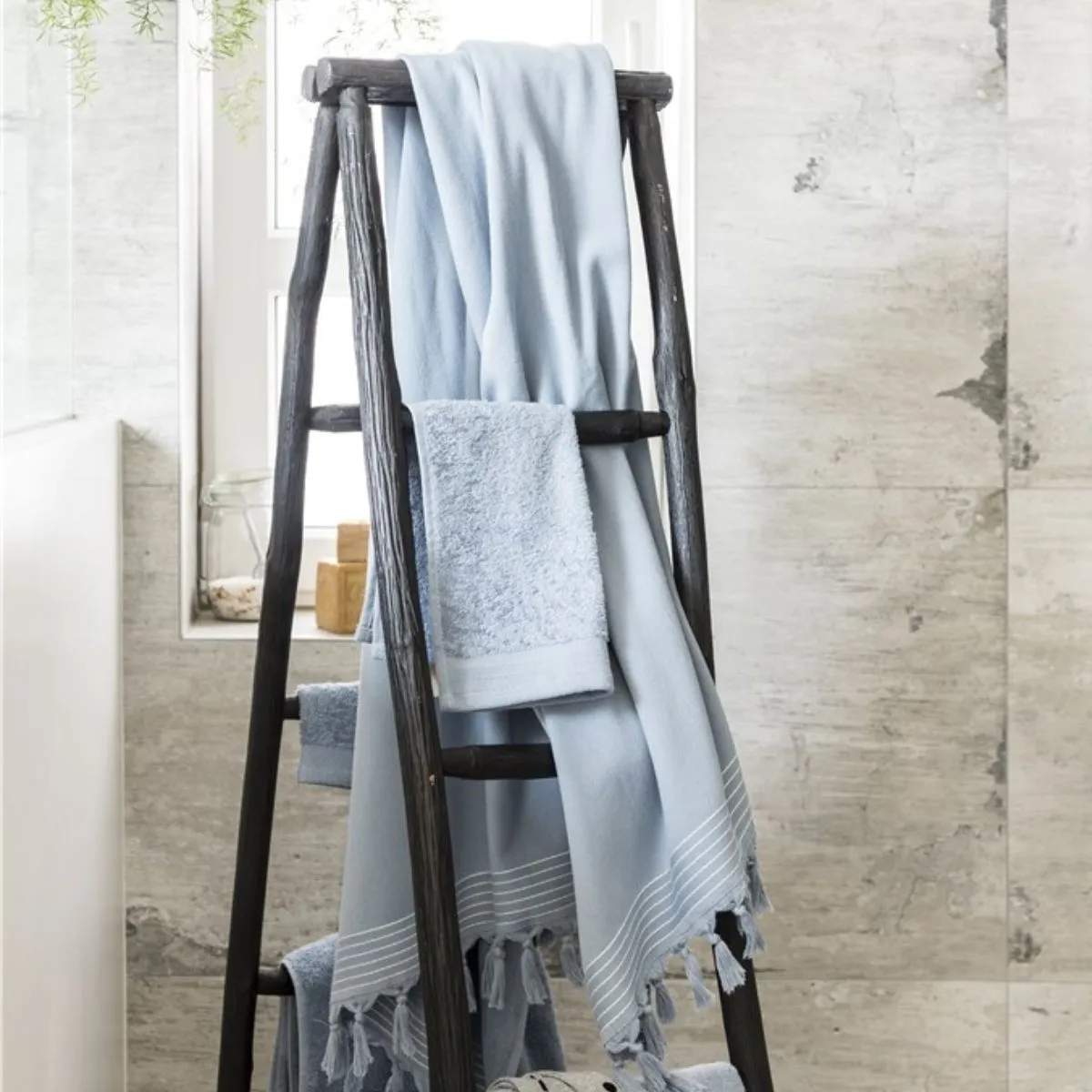 Walra Soft Cotton Gastendoekjes 30x50 cm 550gram Blue - 8 stuks