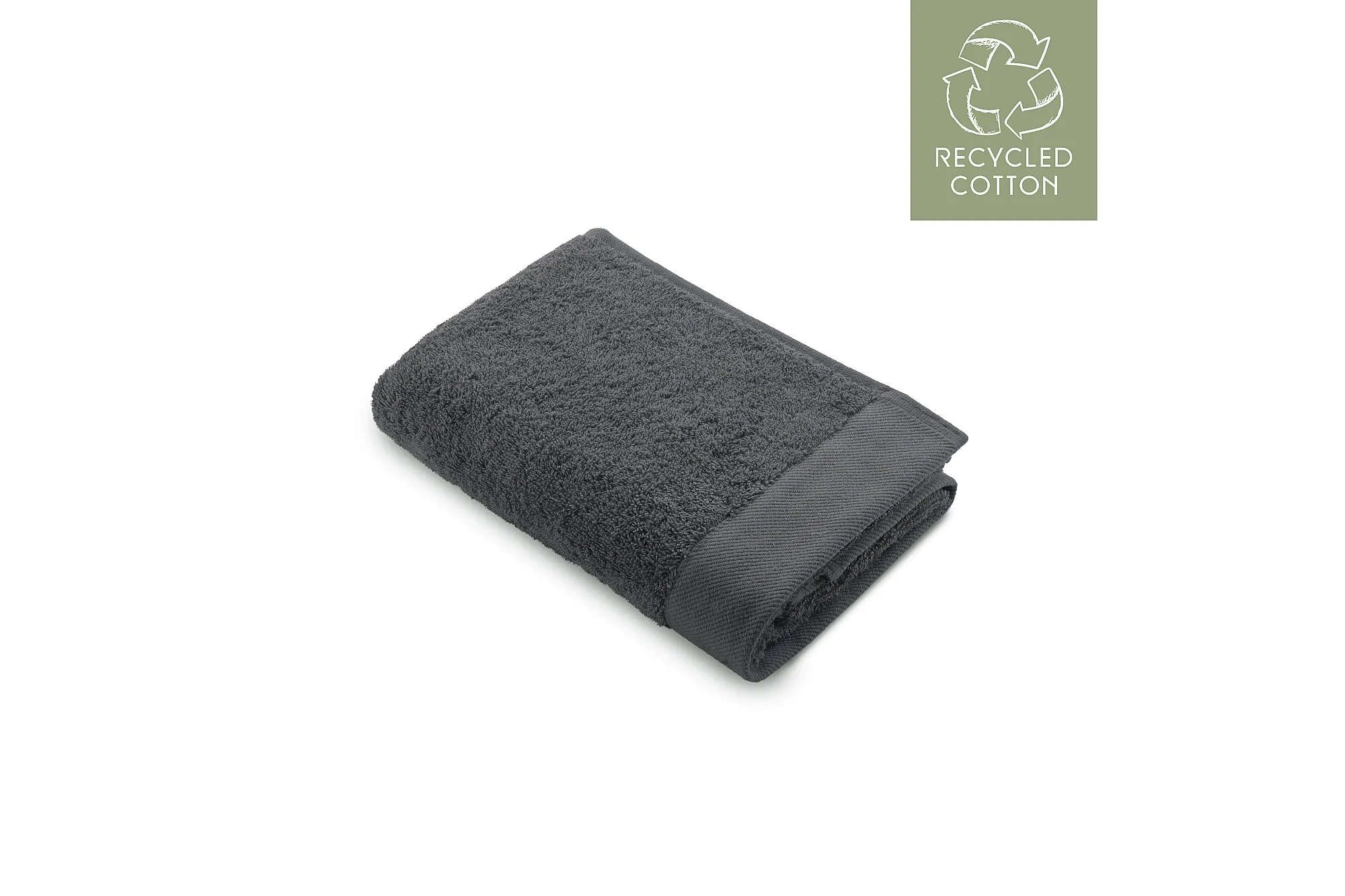 Walra Remade Cotton Handdoek 50 x 100 cm 550 gram Grey