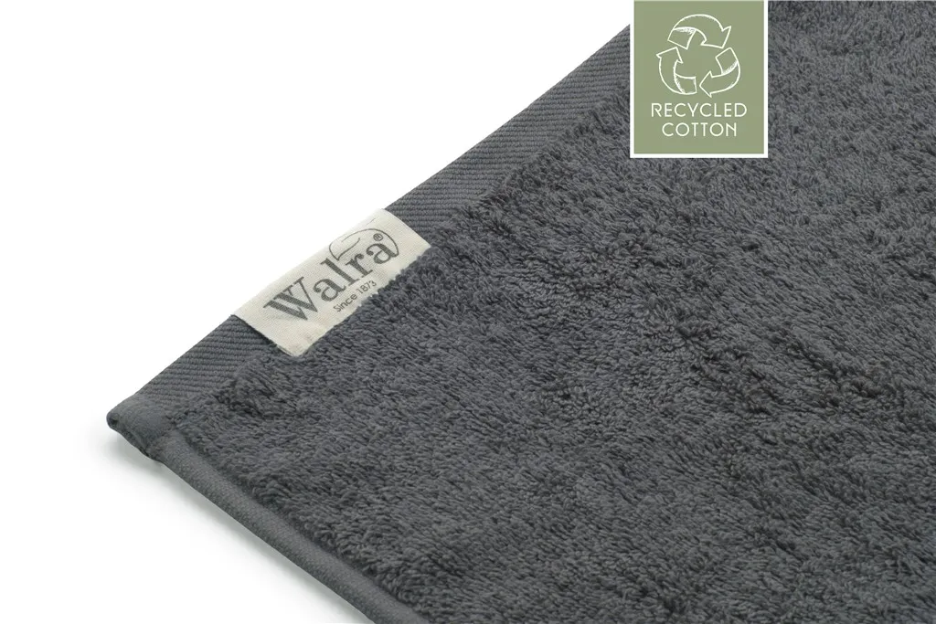 Walra Remade Cotton Gastendoekje 30 x 50 cm 550 gram Grey - 6 stuks