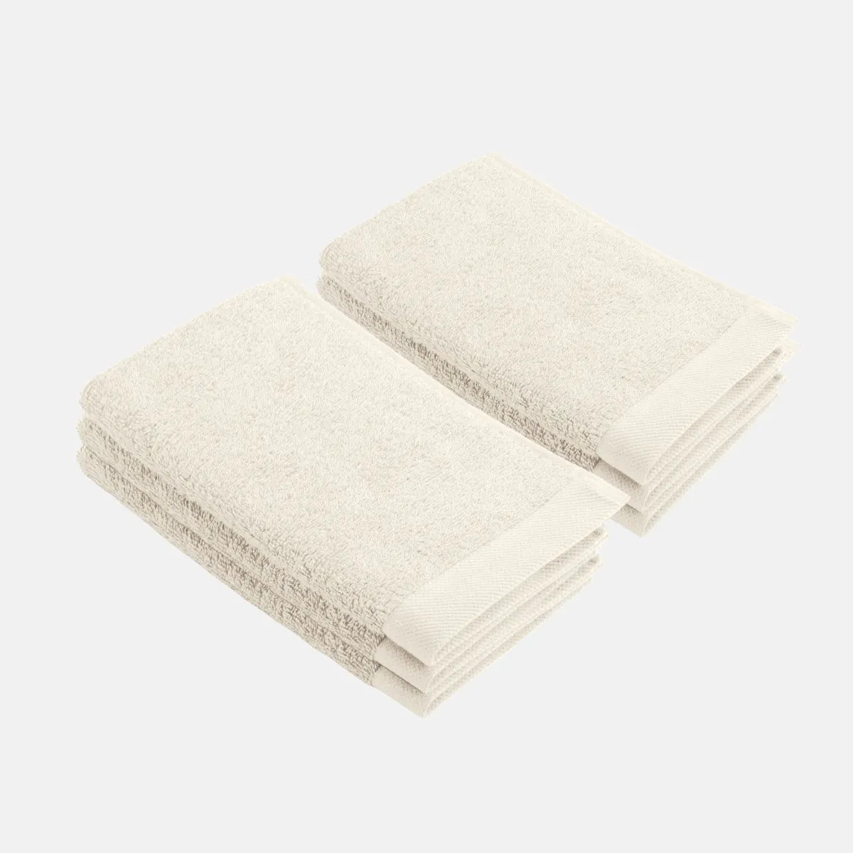 Walra Remade Cotton Gastendoekje 30 x 50 cm - 550 gr/m  - Beige - 6 stuks