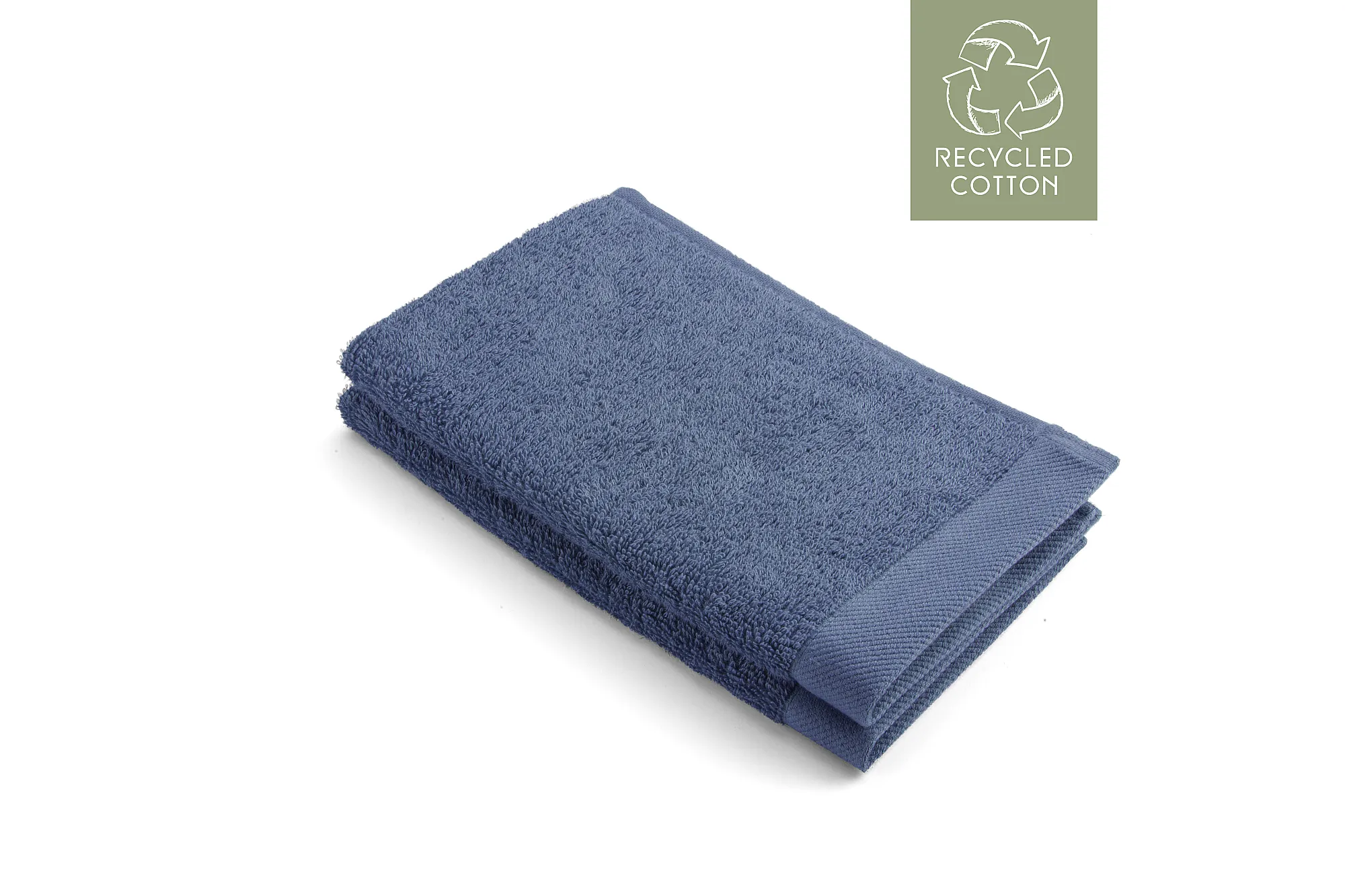 Walra Remade Cotton Gastendoekje 30 x 50 cm 550 gram Blauw - 2 stuks
