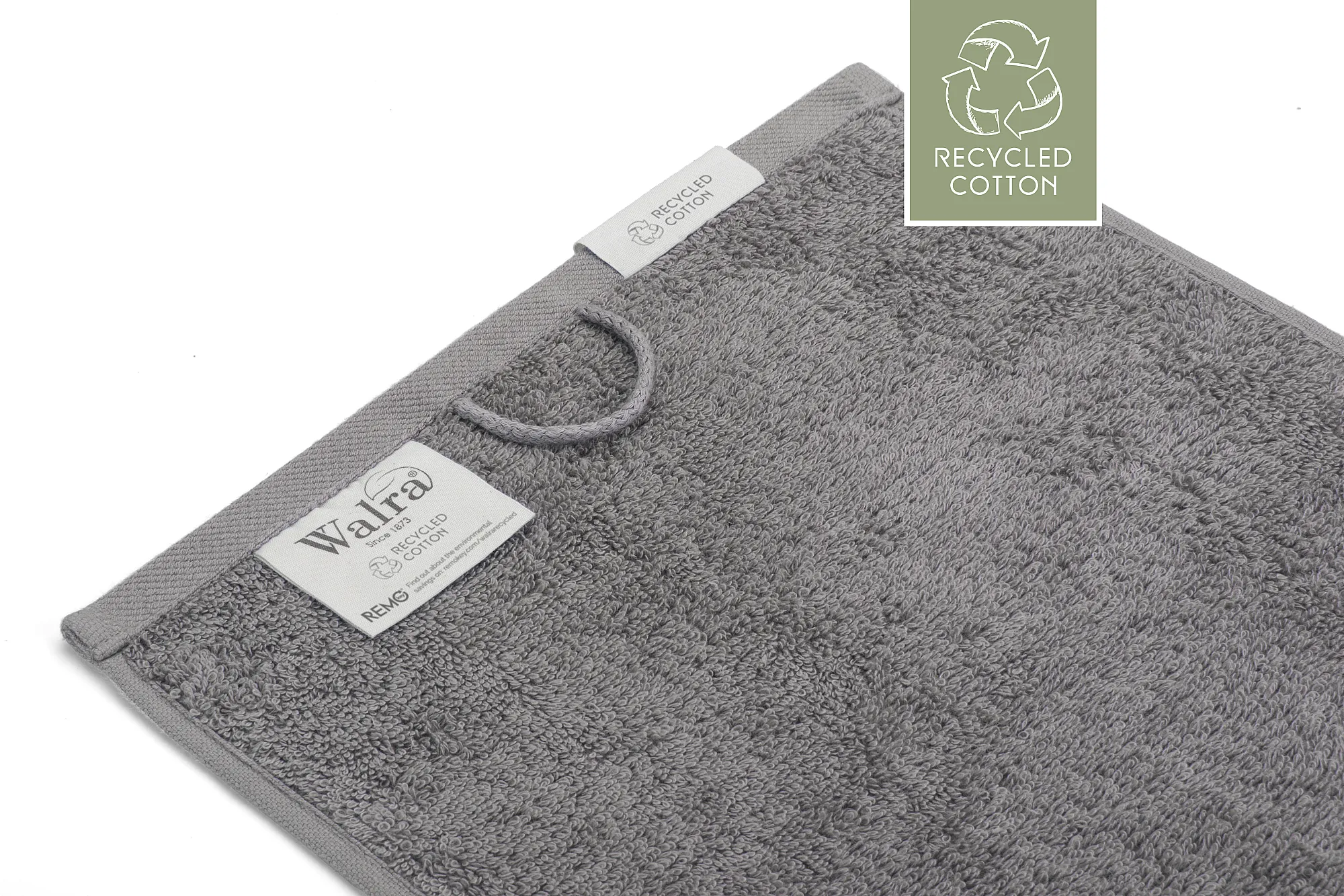 Walra Remade Cotton Gastendoekje 30 x 50 cm 550 gram Taupe - 2 stuks