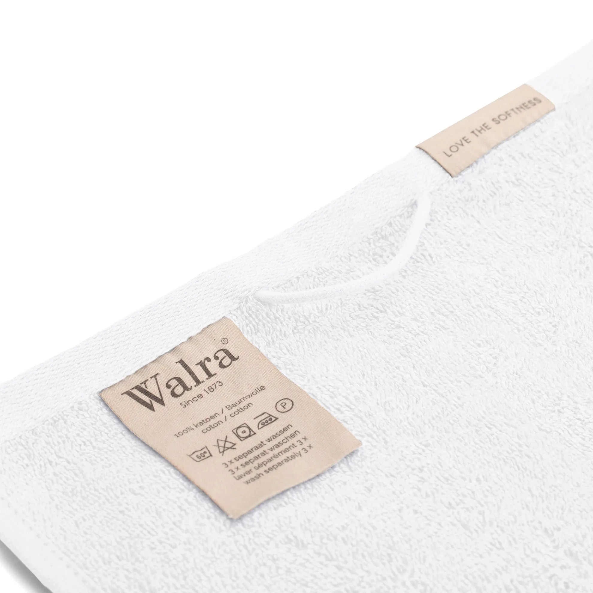 Walra Soft Cotton Gastendoek 30 x 50 cm 550 gram White - 2 stuks