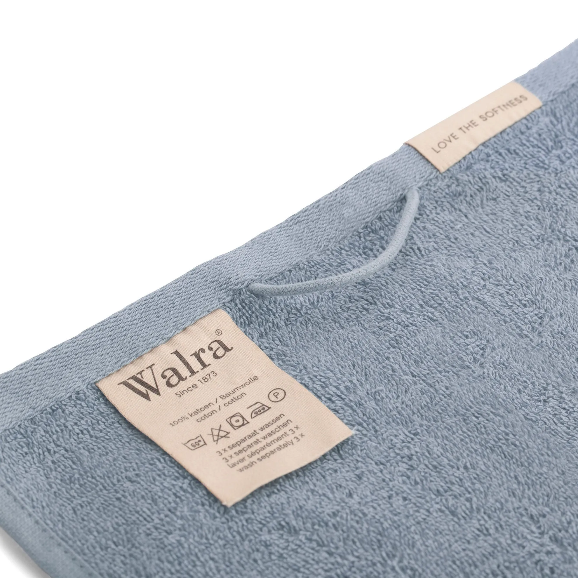 Walra Soft Cotton Gastendoek 30 x 50 cm 550 gram Blue - 2 stuks
