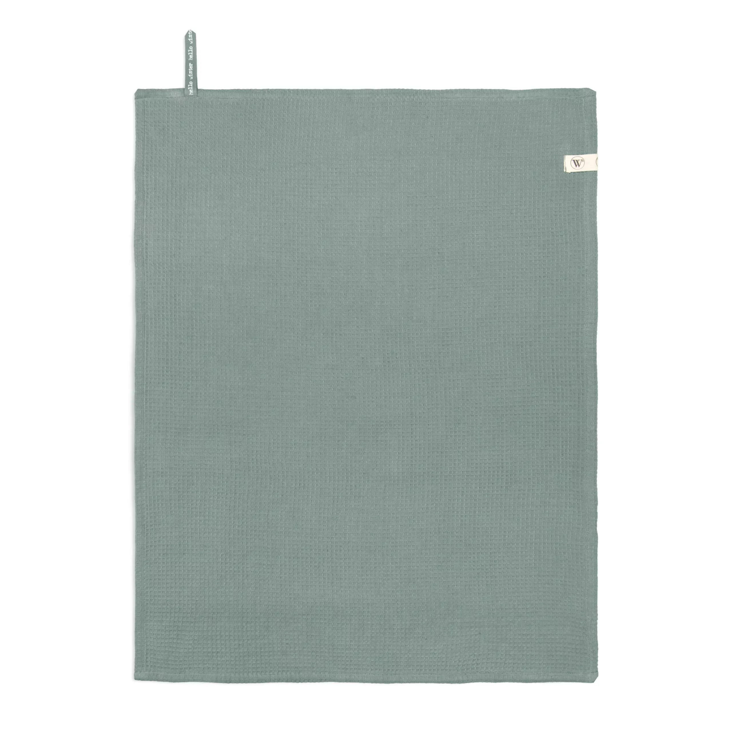Walra Kerst Theedoeken & Handdoeken - Hello Winter - 3 stuks - Jade