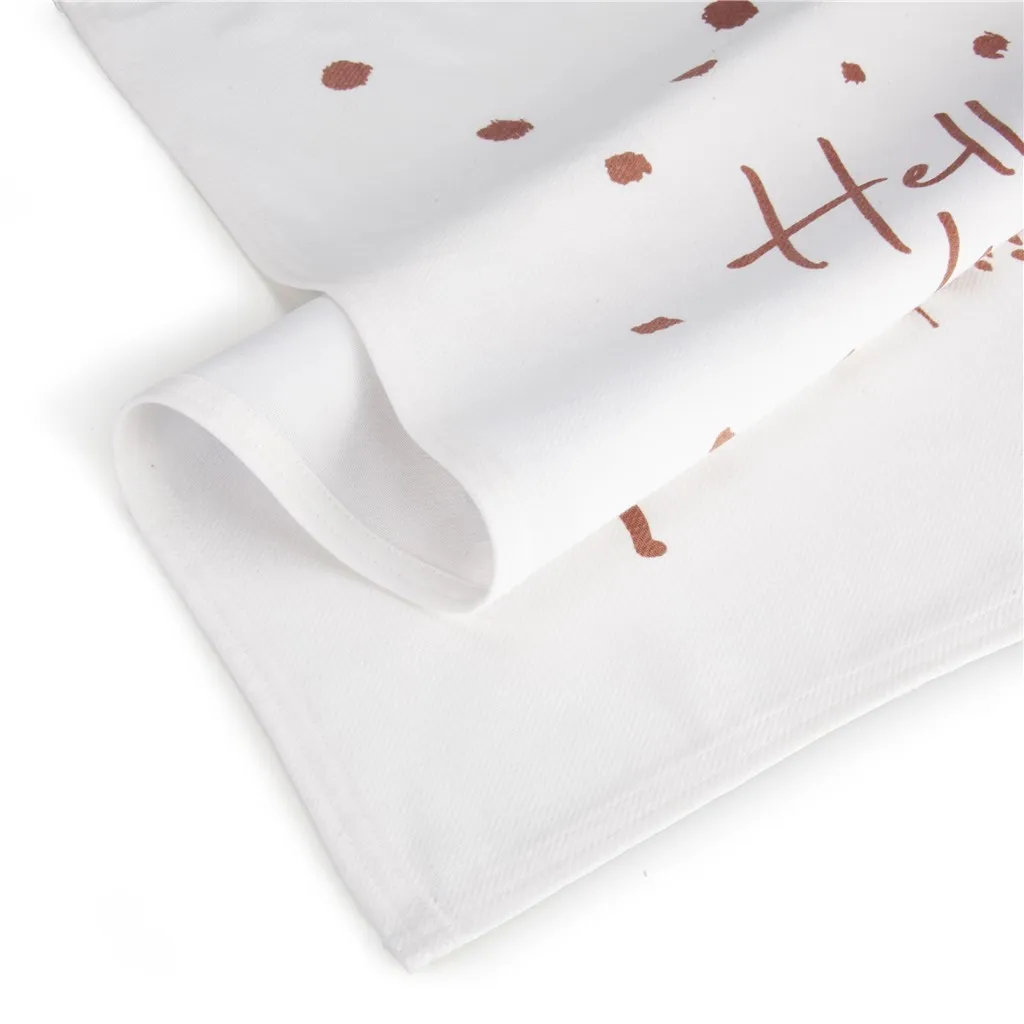 Walra Kerst Theedoeken & Handdoeken - Hello Winter - 3 stuks - Terra