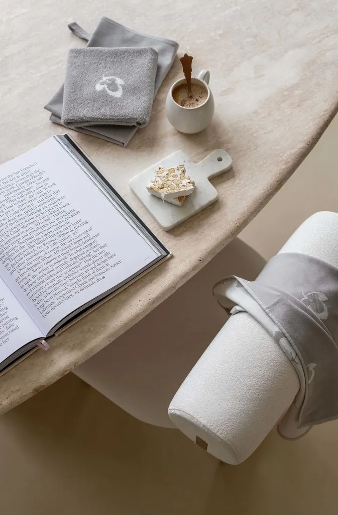 Walra Keuken- en Theedoekenset Glossy Grapevine Grijs