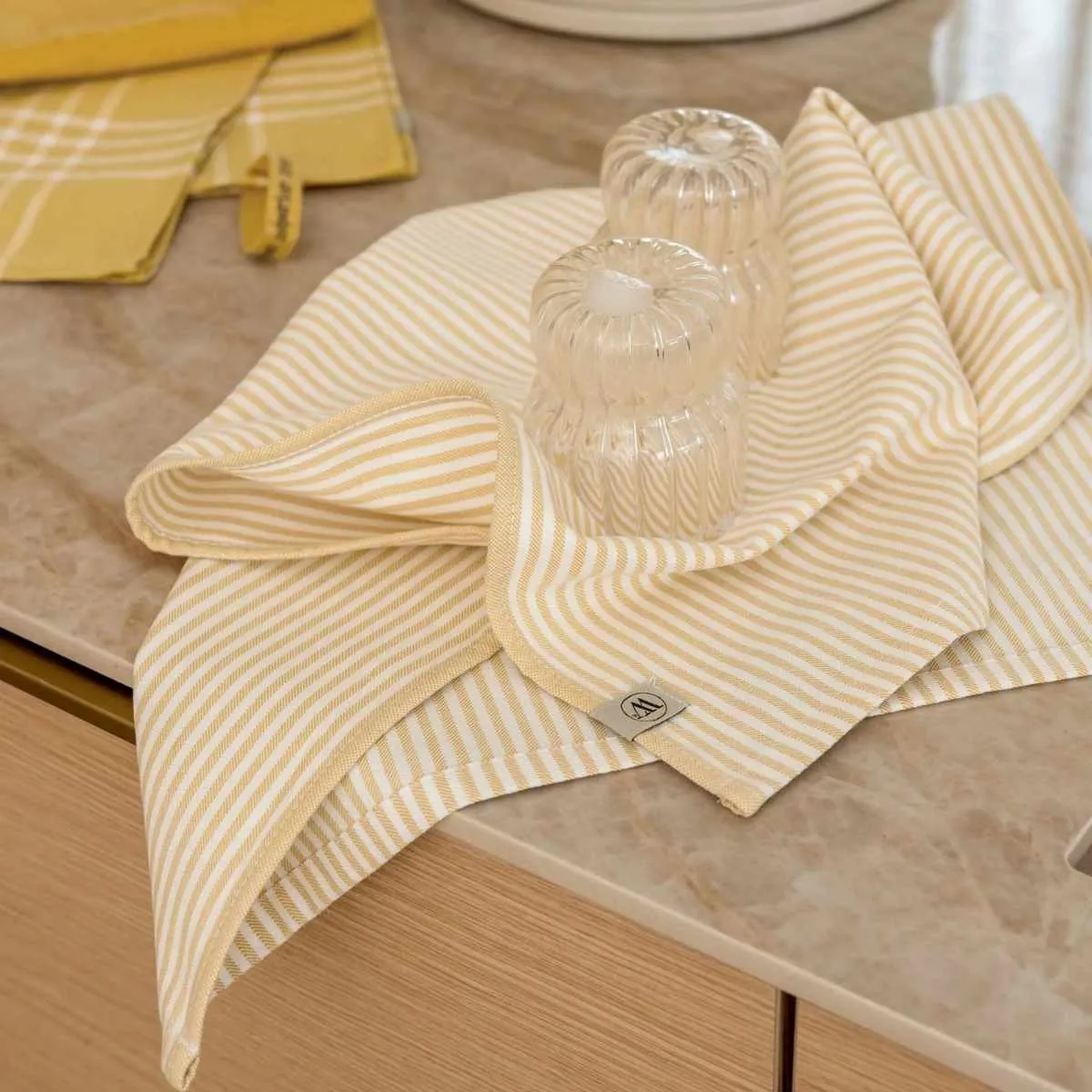 Walra Keuken- en Theedoekenset Superior Geel