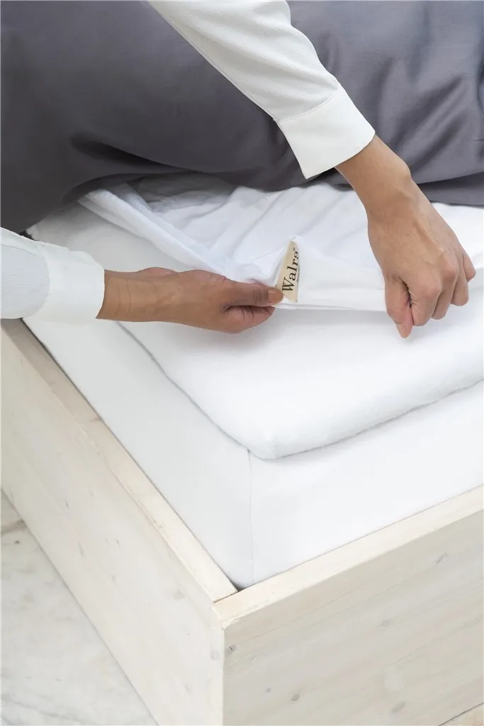 Walra Molton Topper Cotton Cover Wit