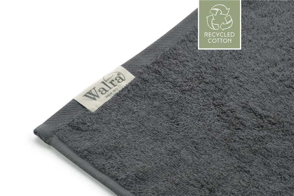 Walra Remade Cotton Handdoeken 70 x 140 cm - 550 gr/m² - Grey - 10 stuks