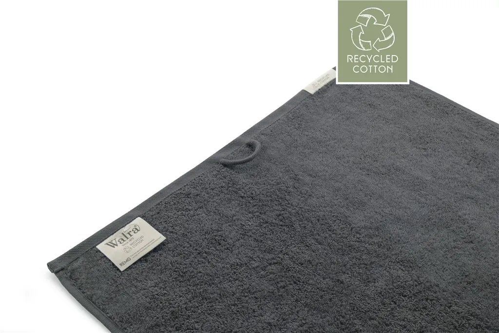Walra Remade Cotton Handdoeken 70 x 140 cm - 550 gr/m² - Grey - 10 stuks