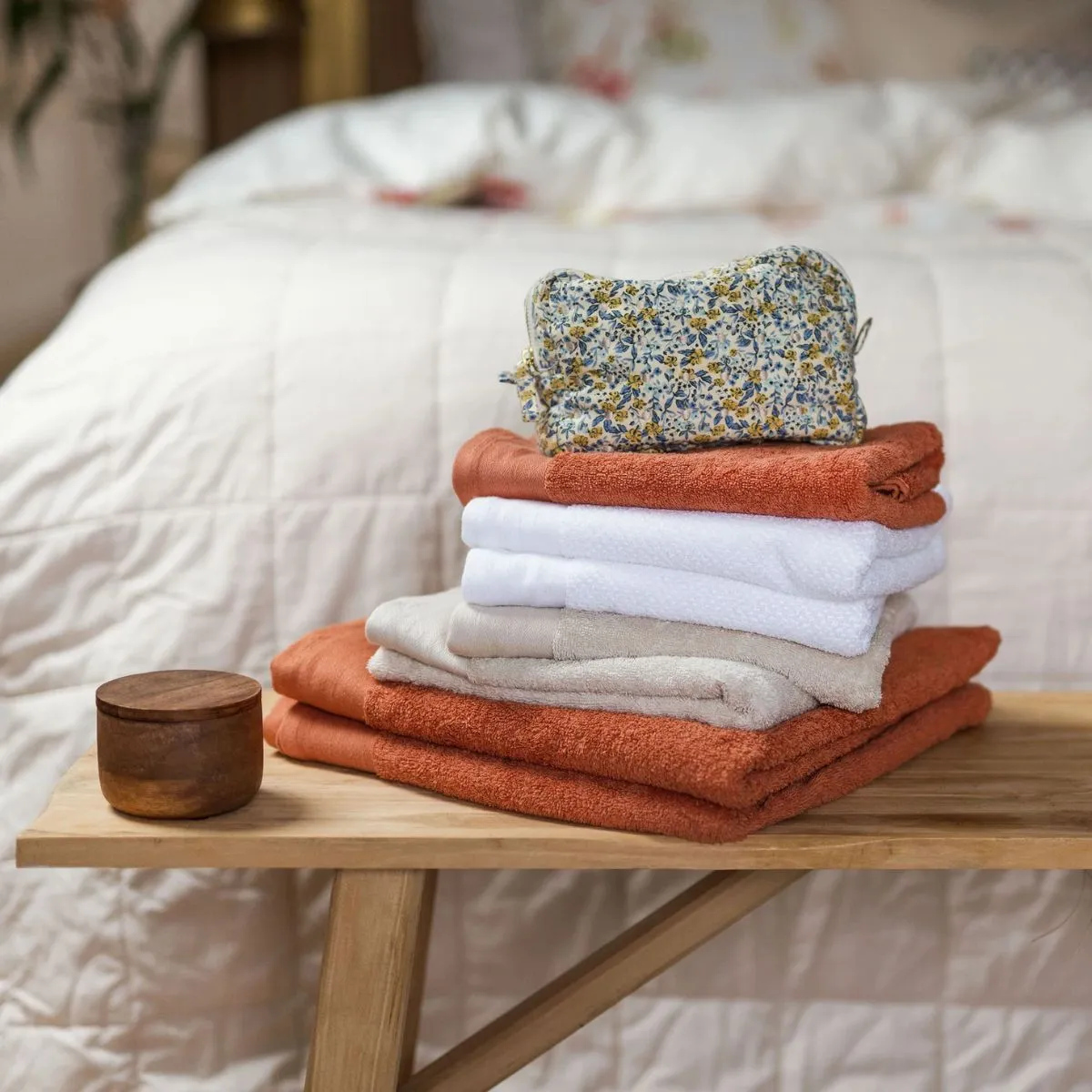 Walra Soft Cotton Handdoek 60 x 110 cm 550 gram Terra