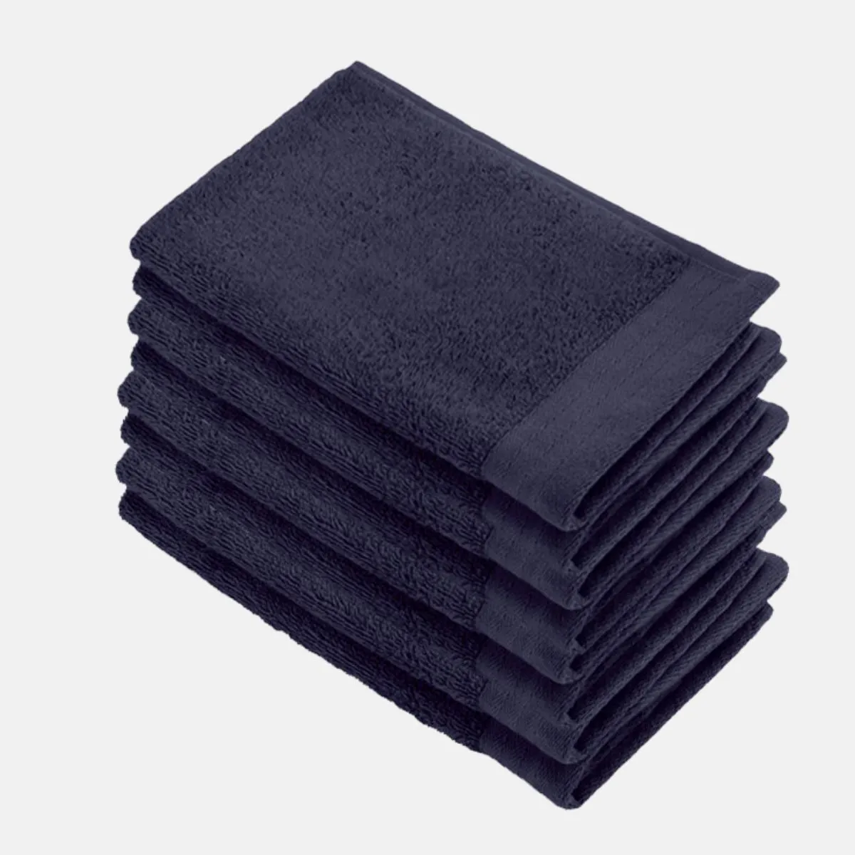 Walra Soft Cotton Gastendoekje 30 x 50 cm 550 gram Navy - 8 stuks