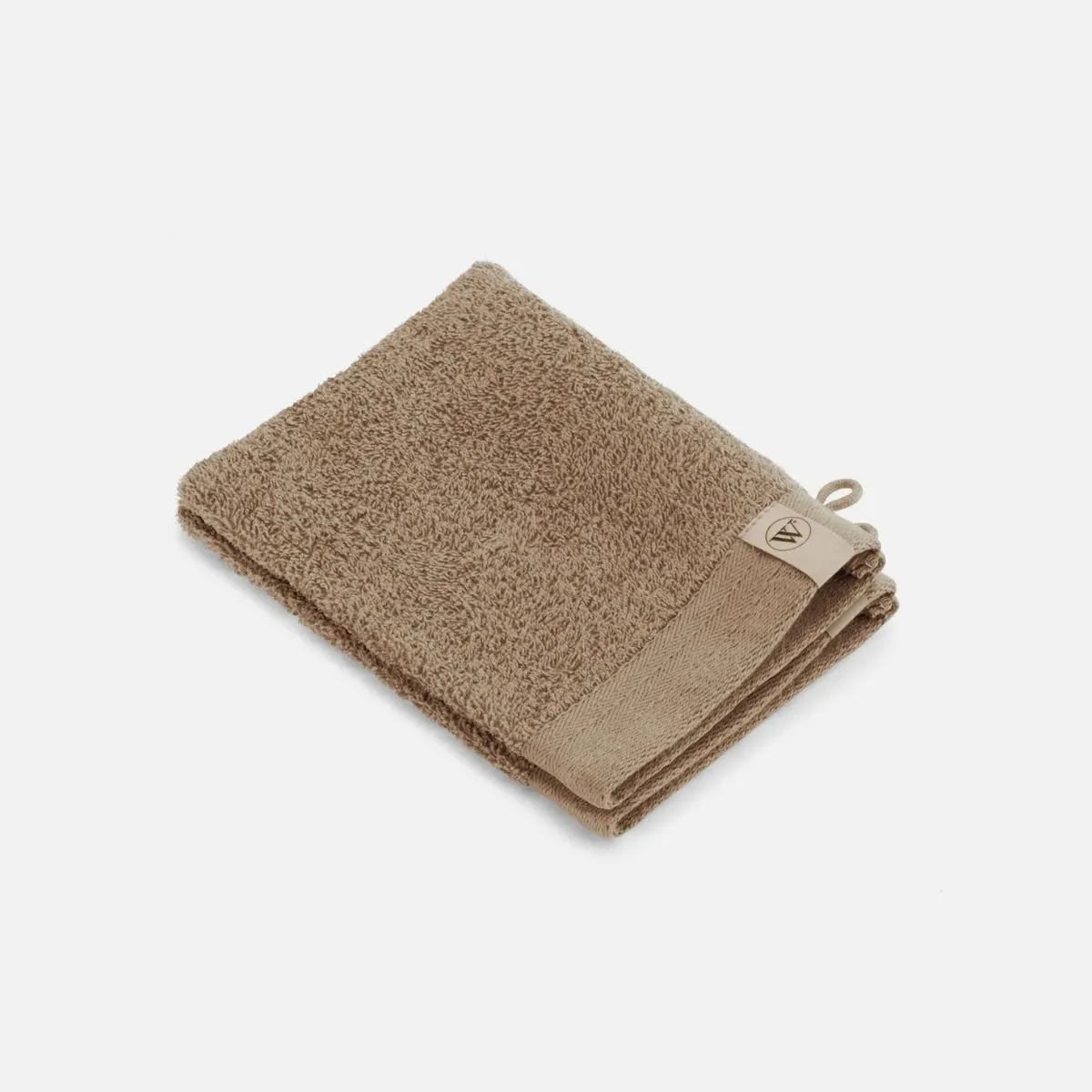 Walra Soft Cotton Washandje 16 x 21 cm 550 gram Bruin - 6 stuks