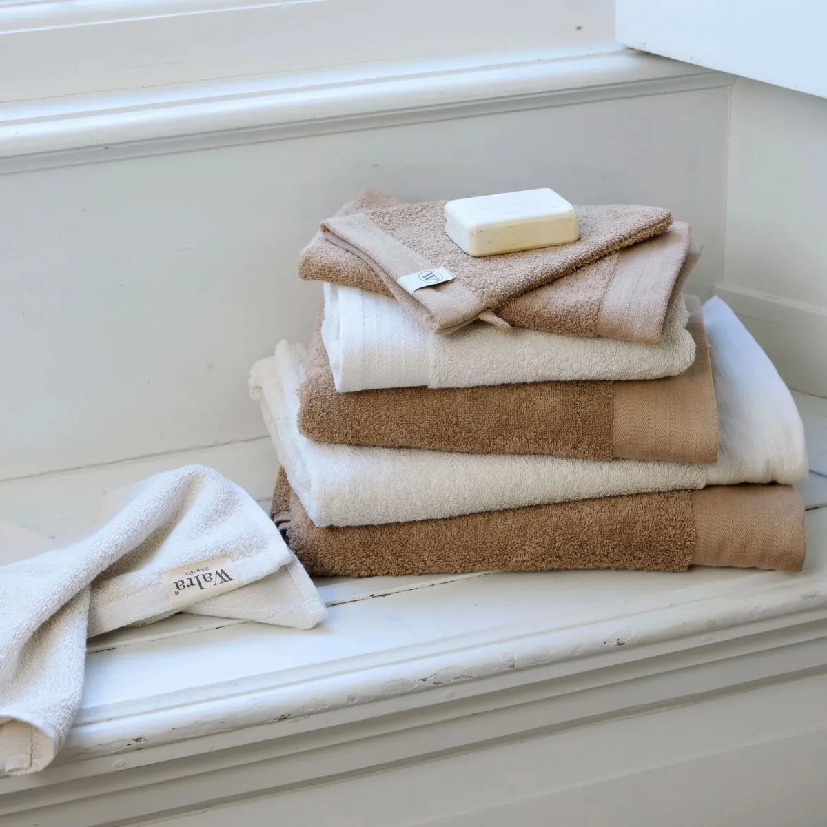 Walra Soft Cotton Gastendoekje 30 x 50 cm 550 gram Bruin - 8 stuks