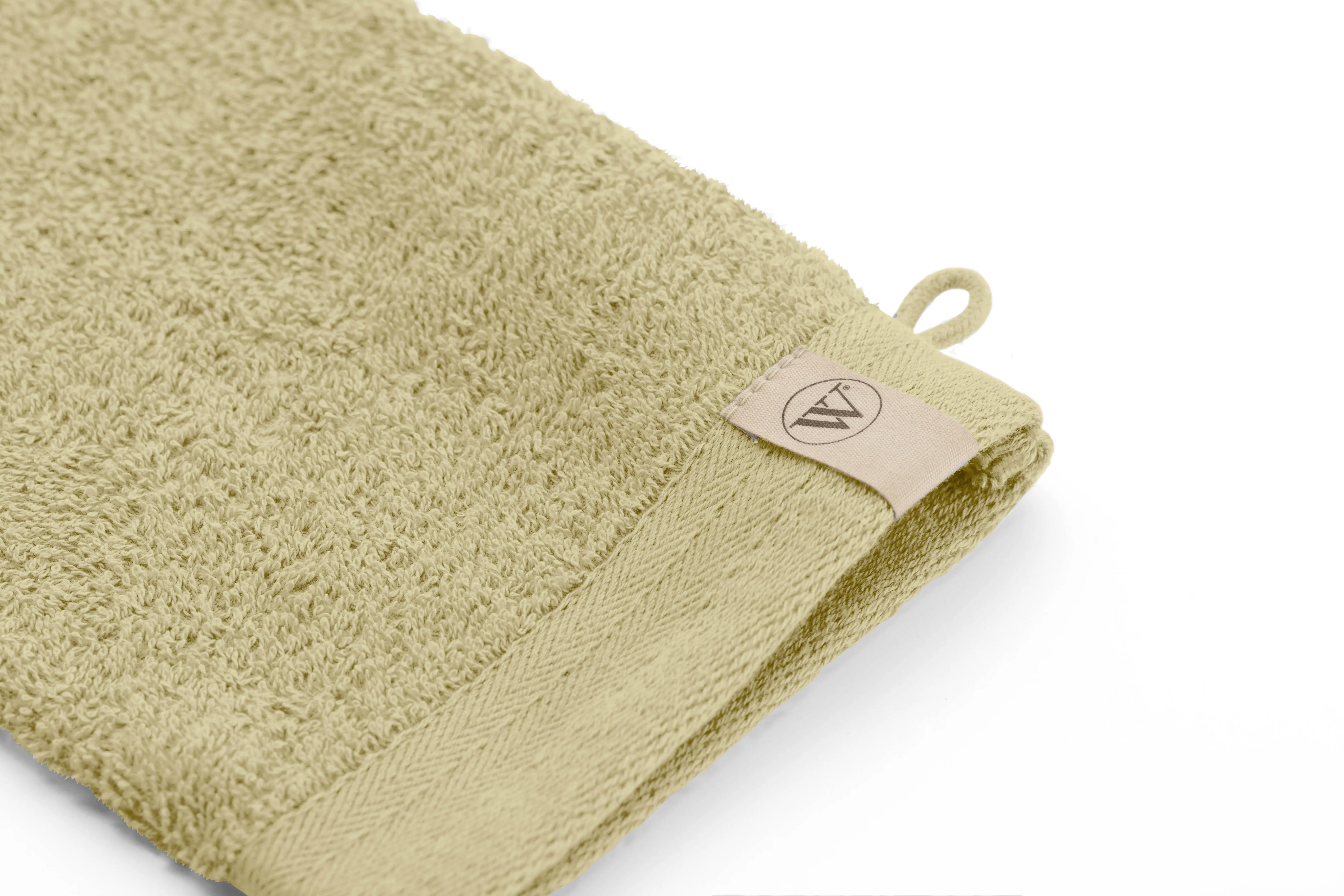 Walra Soft Cotton Washandje 16 x 21 cm 550 gram Maisgeel - 2 stuks