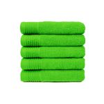 The One Handdoek 450 gram 50x100 cm Lime (5 stuks)