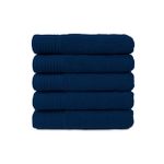 The One Handdoek 450 gram 50x100 cm Navy (5 stuks)