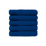 The One Handdoek 450 gram 50x100 cm Royal Blue (5 stuks)