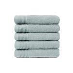 The One Handdoek 50x100 cm 450gram Licht grijs (5 stuks)