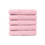 The One Handdoek 450 gram 50x100 cm Licht Roze (5 stuks)