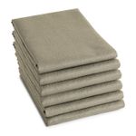 DDDDD Theedoek Logo Taupe - 6 stuks
