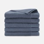 Walra Soft Cotton Handdoeken 70 x 140 cm - 550 gr/m² - Indigo - 5 stuks