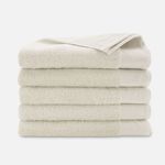 Walra Soft Cotton Handdoeken 70 x 140 cm - 550 gr/m² - Kiezel Grijs - 5 stuks