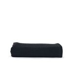 The One Hotel Wafel Handdoek 230 gr/m2 - 100 x 150 cm - Antraciet